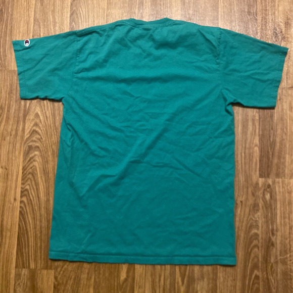 Oregon Ducks Shirt Men Large Green Champion Athletic Short Sleeve Spell Out‎ - Picture 2 of 6